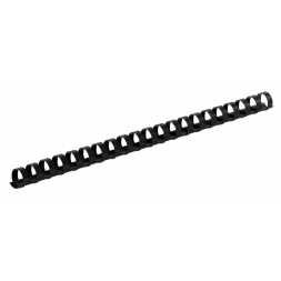Arc din plastic pentru îndosariere d=12mm 100 buc Black