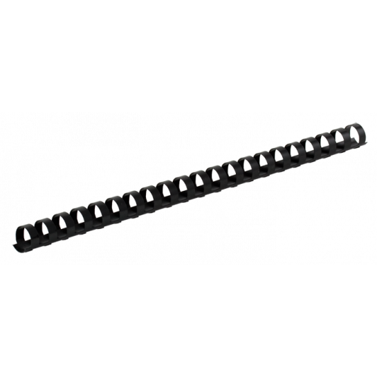 Arc din plastic pentru îndosariere d=12mm 100 buc Black