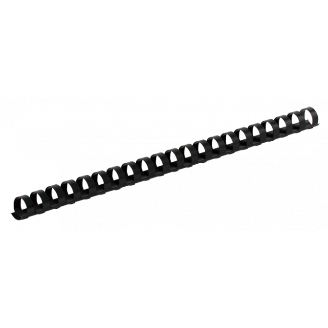 Arc din plastic pentru îndosariere d=12mm 100 buc Black