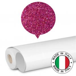 Peliculă pentru termo-transfer FlexClassic G390 Pink Glitter Plotterfilms