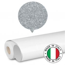 Peliculă pentru termo-transfer FlexClassic GM150 Silver Glitter Plotterfilms