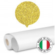 Peliculă pentru termo-transfer FlexClassic GF450 Yellow FLUO Glitter Plotterfilms