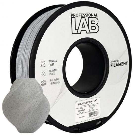 Filament pentru imprimanta 3D ProfLab  FG-P73-E1, PLA, Marble, 1.75 mm, 1kg