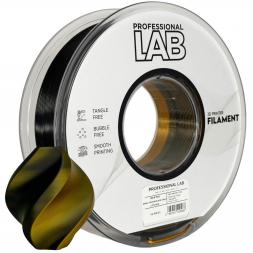 Filament pentru imprimanta 3D ProfLab  Silk FG-P98-E1, PLA, Black-Gold, 1.75 mm, 1kg