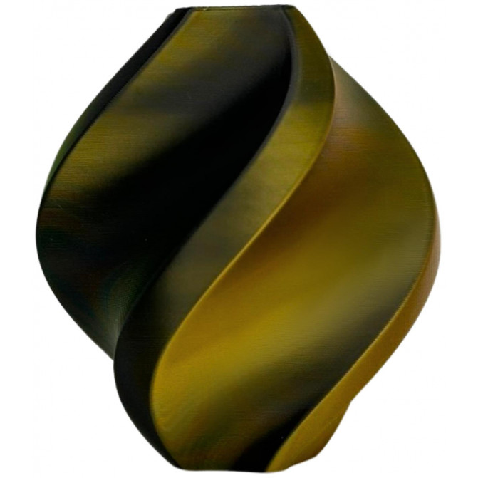 Filament pentru imprimanta 3D ProfLab  Silk FG-P98-E1, PLA, Black-Gold, 1.75 mm, 1kg
