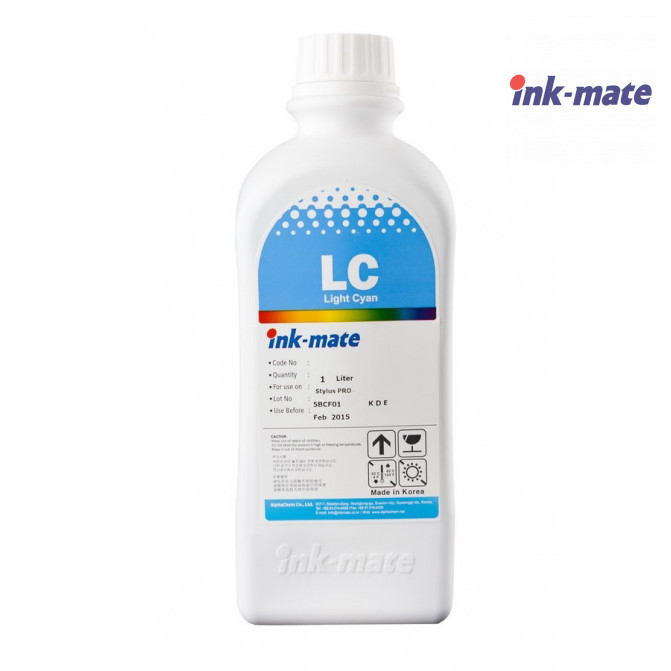Чернила InkMate Epson 1000 мл Light Cyan EIMB-801LC