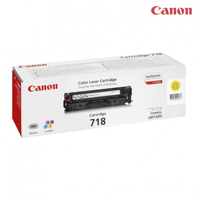 Картридж лазерный Canon 718 Yellow Original