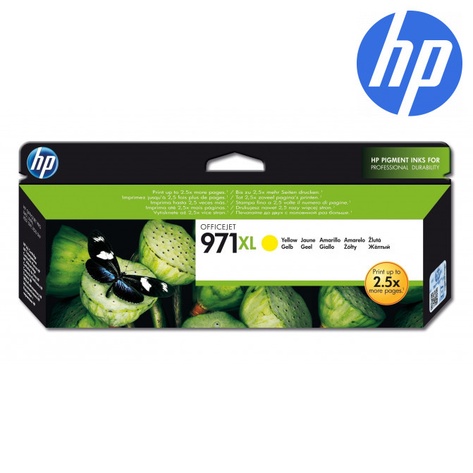 Картридж струйный HP №971XL Yellow Original
