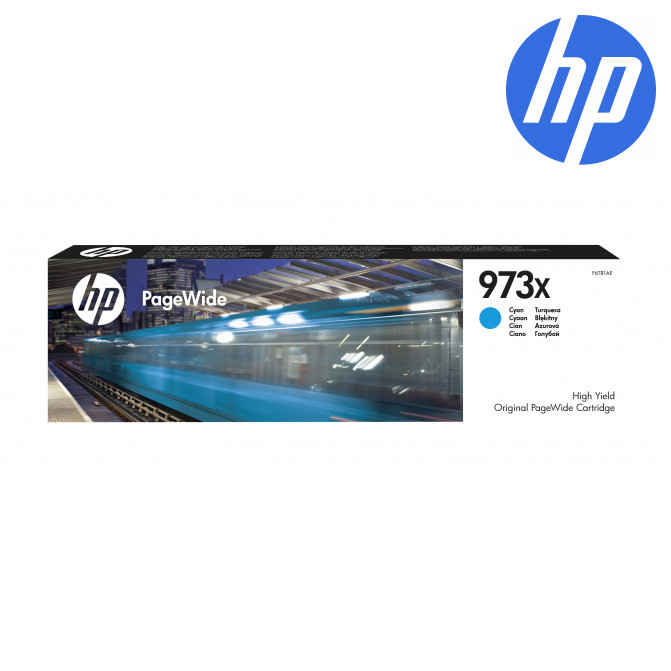 Картридж струйный HP №973X Cyan Original