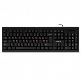 SVEN KB-C3010, Keyboard, Waterproof construction, 113 keys