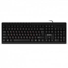 Tastatura SVEN KB-C3010, Keyboard, Waterproof construction, 113 keys