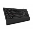 Tastatura SVEN KB-E5500, Keyboard, 104 keys, 12 Fn-keys, Waterproof, Ergonomic Keyboard Rest