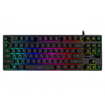 Tastatura SVEN KB-G7400 Gaming Keyboard, membrane with tactile feedback, 87 keys, 12 Fn-keys, Backlight