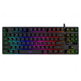 Клавиатура SVEN KB-G7400 Gaming Keyboard, membrane with tactile feedback, 87 keys, 12 Fn-keys, Backlight
