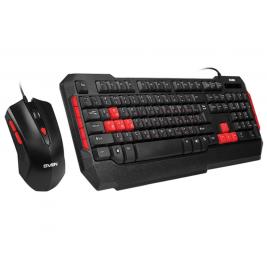 Tastatura SVEN GS-9000 Gaming Set, Keyboard+Mous, USB, Black