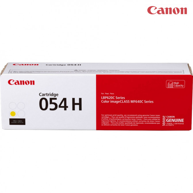 Картридж лазерный Canon CRG054H Yellow Original