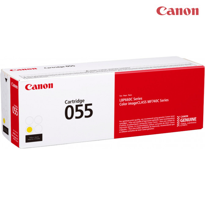Cartuş laser Canon CRG055 Yellow Original