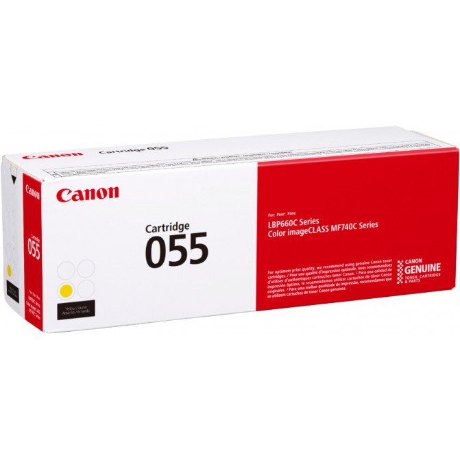 Картридж лазерный Canon CRG055  Yellow Original