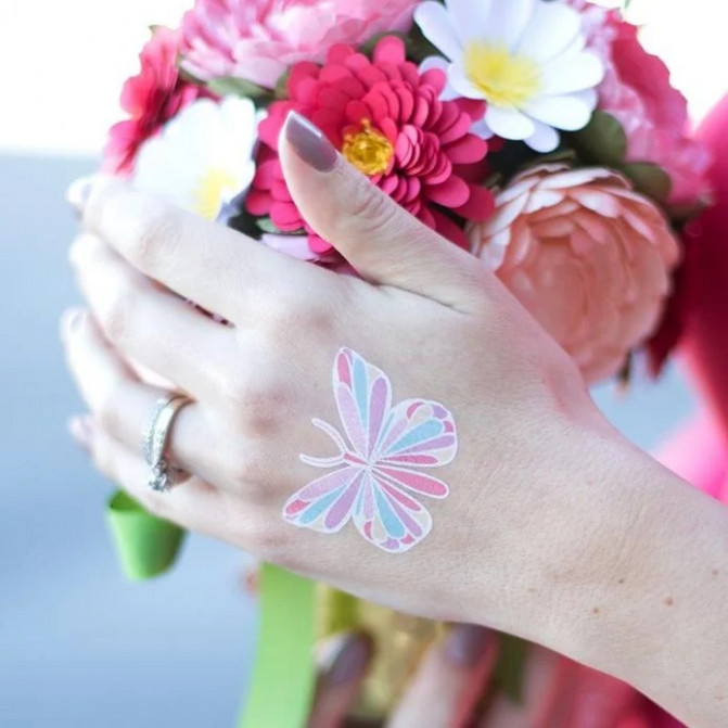 Hârtie de transfer albă pentru tatuaje temporare Silhouette MEDIA-TATTOO-WHT