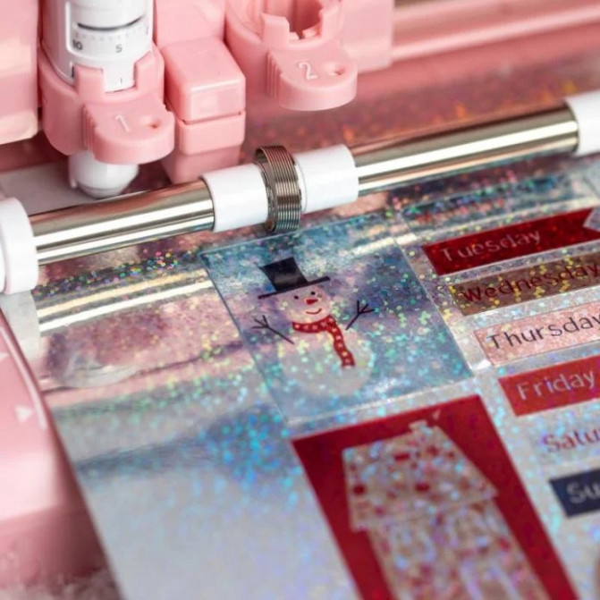 Folie autoadezivă pentru imprimare și decupare Rainbow Silhouette MEDIA-HOL-ADH