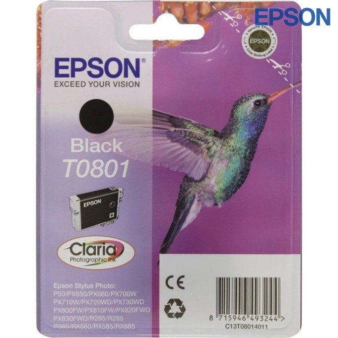 Cartuș cu jet de cerneală Epson T0801 Original
