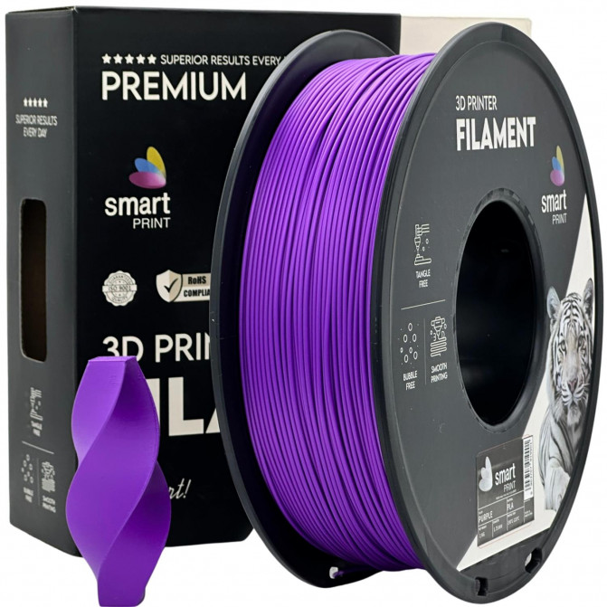 Filament PLA Purple, Smart Print, FG-S76-E1, 1kg pentru imprimanta 3D