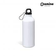 Termos de aluminiu BAOBAB 4049 cu carabină pentru sublimare 800ml. alb