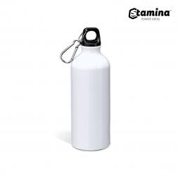 Termos de aluminiu BAOBAB 4049 cu carabină pentru sublimare 800ml. alb