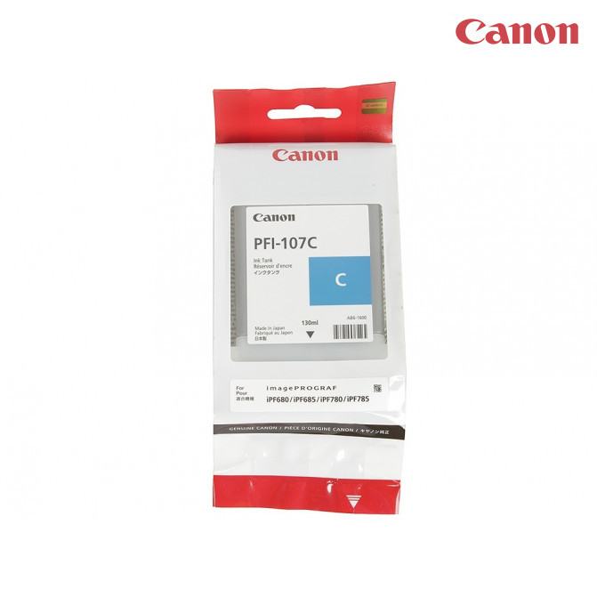 Картридж струйный Canon PFi-107C (130мл)