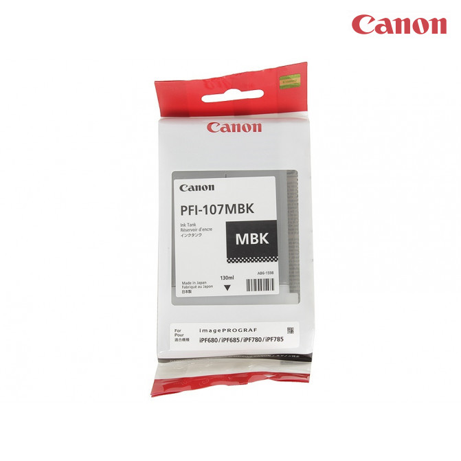 Картридж струйный Canon PFi-107MBk (130мл)
