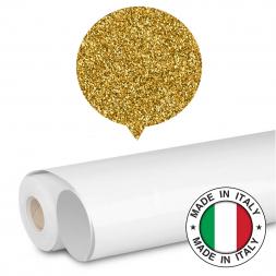 Peliculă pentru termo-transfer FlexClassic GM410 Gold Glitter Plotterfilms