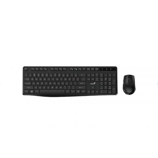Tastatura + Mouse Genius KM-8206S, Fara fir, Negru