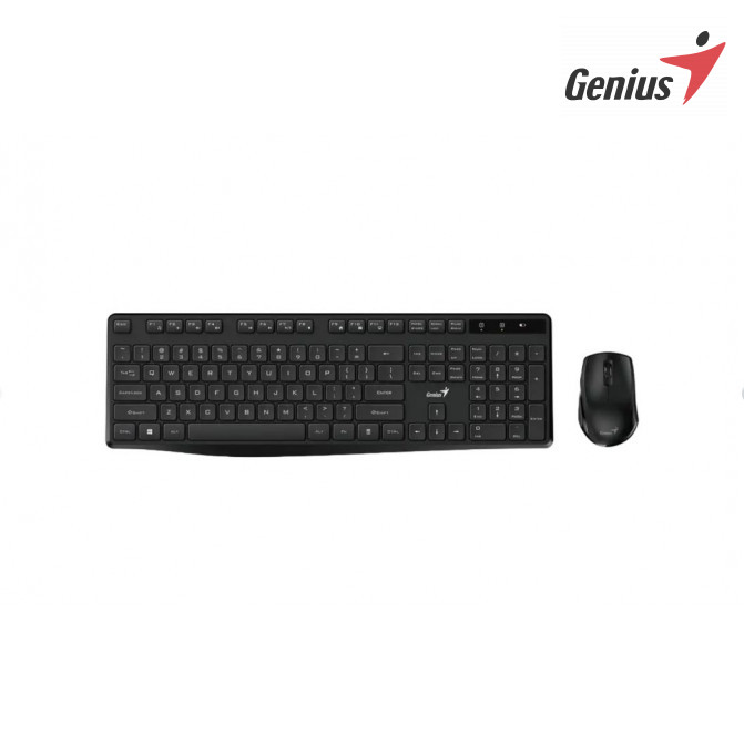 Клавиатура + Мышь Genius KM-8206S, Беспроводное, Чёрный