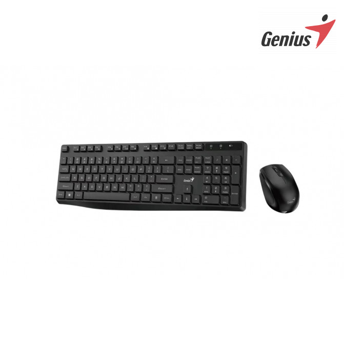 Клавиатура + Мышь Genius KM-8206S, Беспроводное, Чёрный
