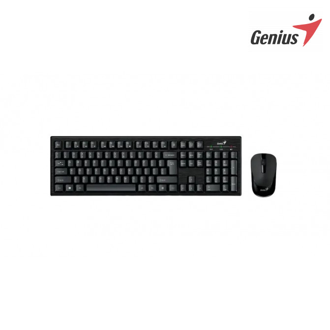 Клавиатура + Мышь Genius Smart KM-8101, Беспроводное, Чёрный