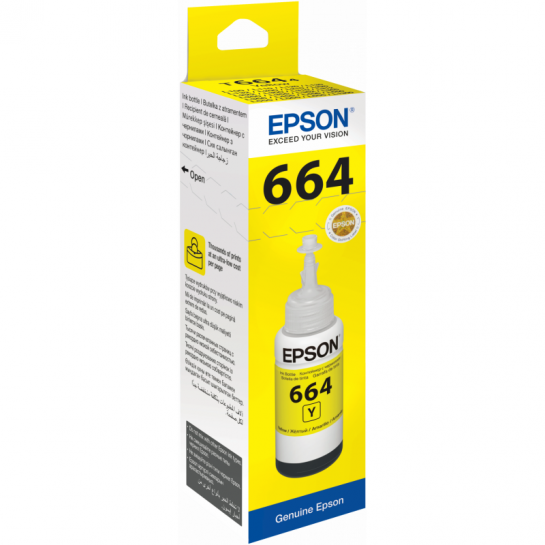 Cerneala Epson Originala C13T66444A T664 L110/L132 Yellow