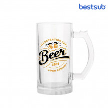 Cană pentru sublimare 16oz mata din sticla de bere