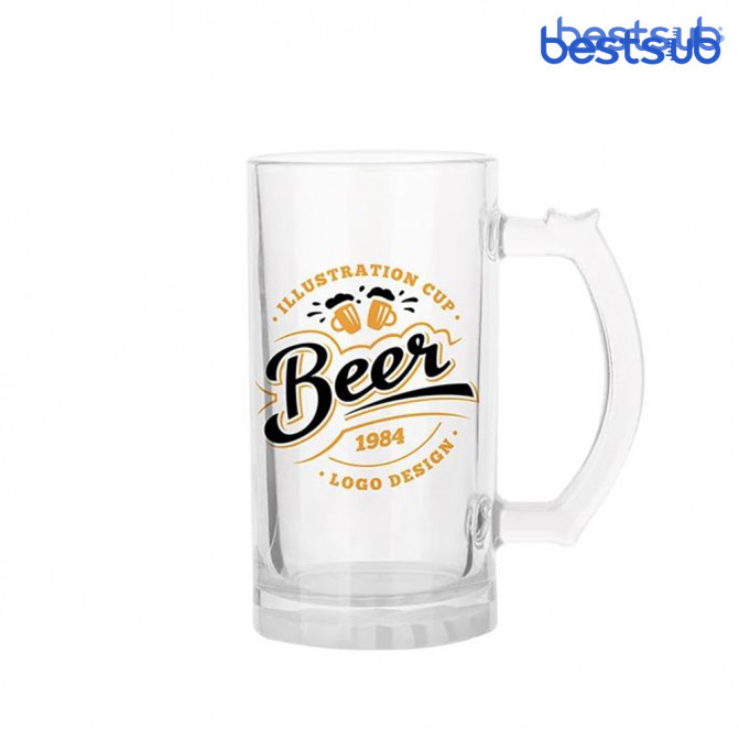 Cană pentru sublimare 16oz mata din sticla de bere BestSub BN1