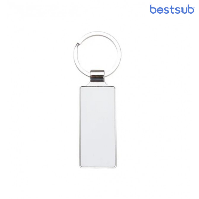Bibelou metalic pentru sublimare forma dreptunghi (24mm*65mm) BestSub YA163