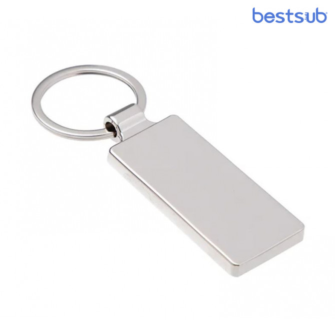 Bibelou metalic pentru sublimare forma dreptunghi (24mm*65mm) BestSub YA163