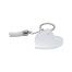 Breloc acrilic pentru sublimare in forma de inima cu ciucuri (50mm*50mm*0.4cm) AKYA06N-LSWH