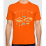 Tricou pentru bărbați Roly Atomic 150 Orange XL