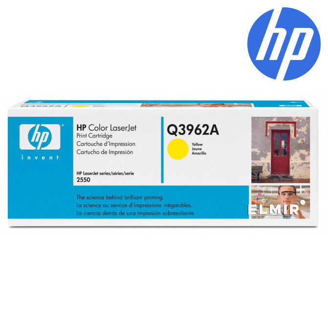 Картридж лазерный HP CLJ 2550 (Q3962A) yellow Original