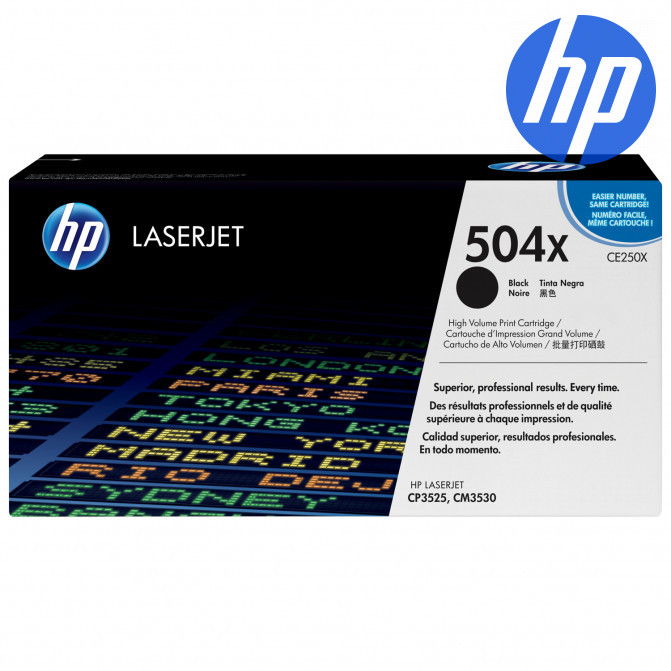 Картридж лазерный HP CLJ CP3525 (CE250X) Black 10.5K Original