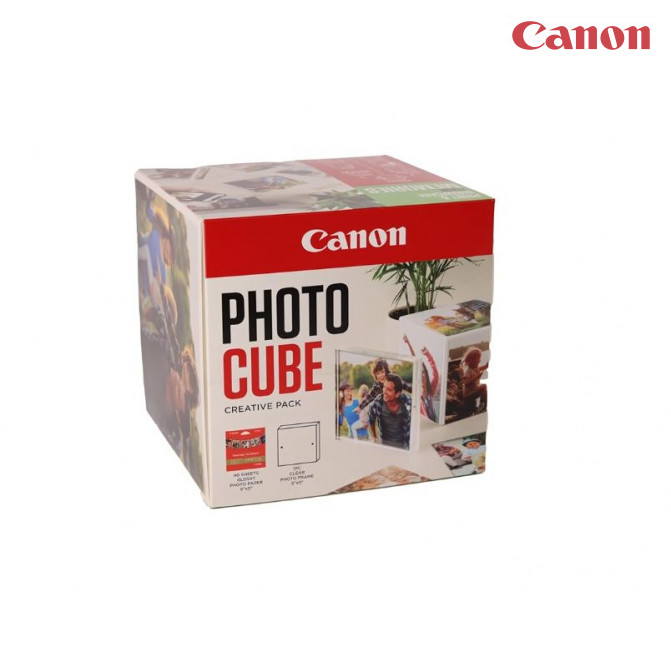 Фотобумага Canon Creative Pack PP-201 5*5”(13cm*13cm) 265gr Глянцевая Glossy II 40 листов + Фоторамка
