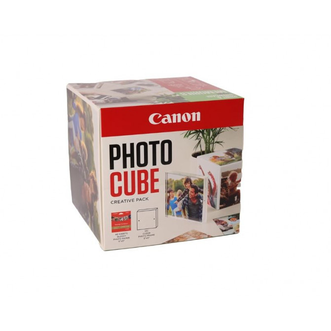 Фотобумага Canon Creative Pack PP-201 5*5”(13cm*13cm) 265gr Глянцевая Glossy II 40 листов + Фоторамка