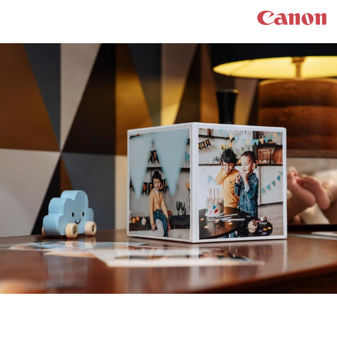 Фотобумага Canon Creative Pack PP-201 5*5”(13cm*13cm) 265gr Глянцевая Glossy II 40 листов + Фоторамка