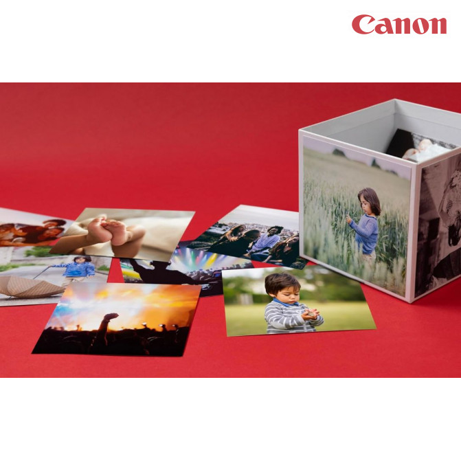 Фотобумага Canon Creative Pack PP-201 5*5”(13cm*13cm) 265gr Глянцевая Glossy II 40 листов + Фоторамка