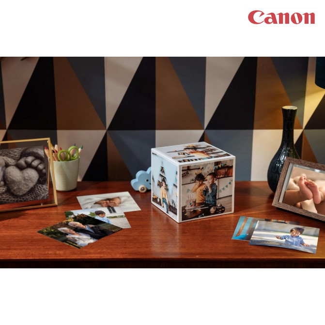 Фотобумага Canon Creative Pack PP-201 5*5”(13cm*13cm) 265gr Глянцевая Glossy II 40 листов + Фоторамка