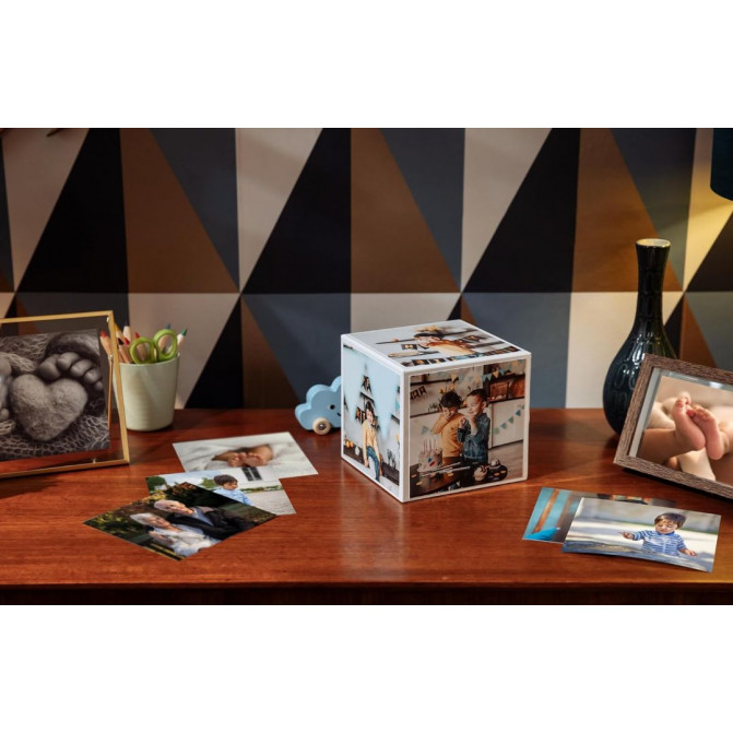 Фотобумага Canon Creative Pack PP-201 5*5”(13cm*13cm) 265gr Глянцевая Glossy II 40 листов + Фоторамка